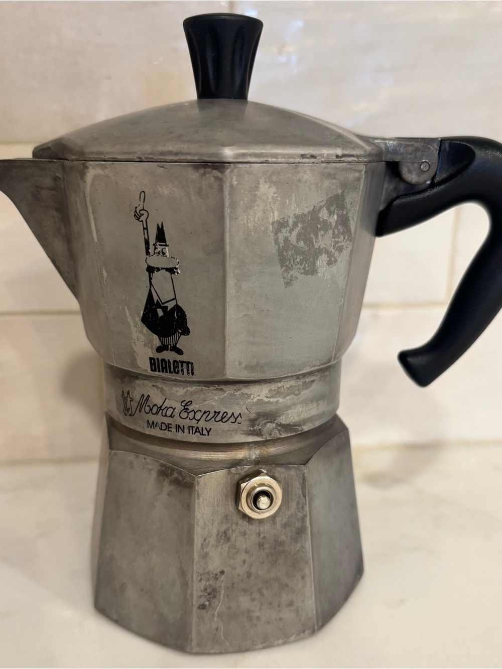 Vintage Moka Express Classic Aluminum Stovetop Espresso Maker